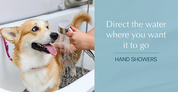 Direct the water where you want it to go - Shop Hand Showers