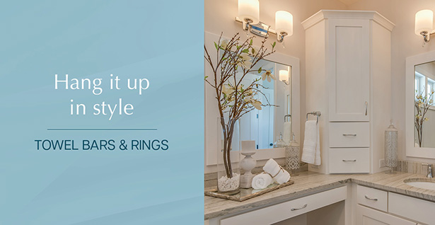 Hang it up in style - Shop Towel Bars and Rings