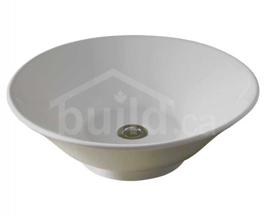 over the counter bathroom sink white