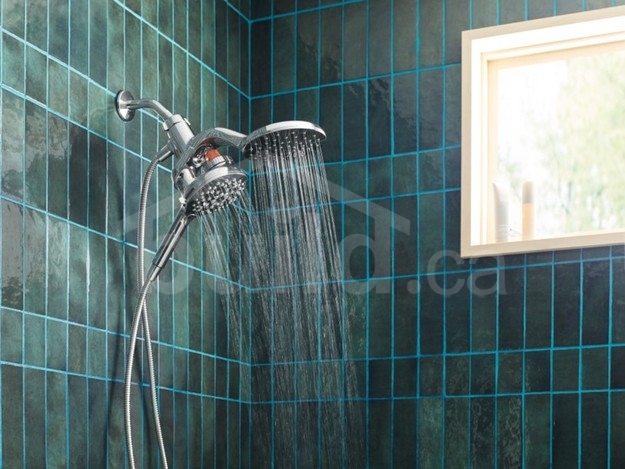 IN208C2SRN : Moen INLY Aromatherapy Magnetix Combination Showerhead, Brushed Nickel | Build.ca